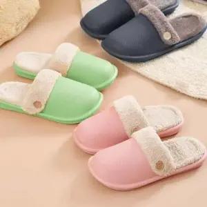 방수슬리퍼 겨울슬리퍼 남녀 겨울 방수 털 슬리퍼_25042067