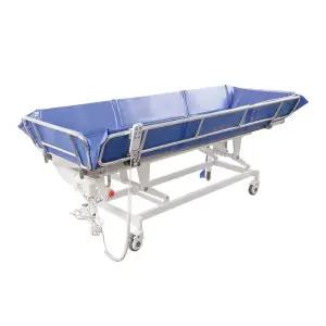 노인 목욕카트 이동식 샤워의자 시니어 접이식 휠체어 목욕보조 케어용품