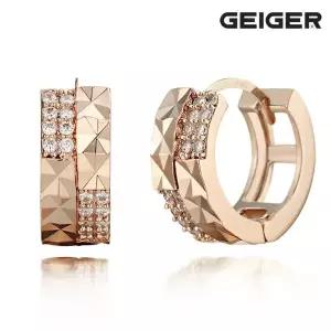 가이거 18K 원터치 투 링 귀걸이 gold pin GI8KPEE014 741500