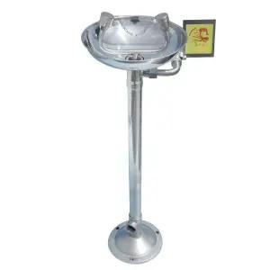 응급 세안기 스테인리스 안전용품 안전 작업장 비상세안기 세척기 스탠드형 눈 비상 벽걸이형