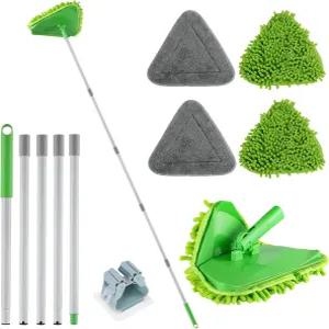 82인치 길이 손잡이가 있는 벽 청소기 삼각 걸레 - 스크러버 청소 세탁 도구 천장 창문 바닥