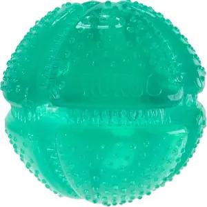 콩 스퀴즈 덴탈 볼 치아 유연한 장난감 중대형견용 씹기 순한 개 부드럽고 청소용