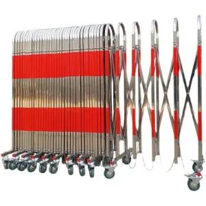 안전문 바리게이트 스테인리스 접이식 이동식 통제 차단기 자바라대문 스텐자바라문 대문 가드