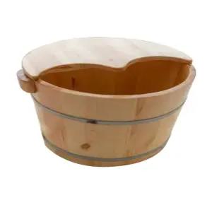 족욕통 편백나무 대야 나무통 족탕기 히노끼