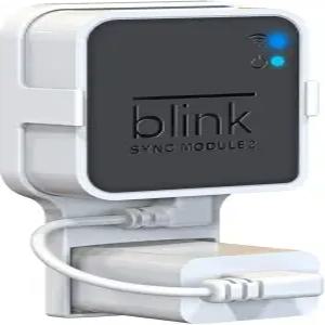 Blink Sync 모듈 2용 콘센트 벽 마운트 실외 카메라용 브래킷 홀더 지저분한 전선 없음 및 실내 가정용