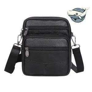 소가죽 세련된 미니 크로스백 남자 가벼운 옆으로매는가방 학생메신저백 직장인크로스백