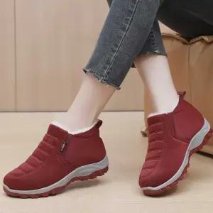 여자 따뜻한 털 신발 부츠 보세 겨울 스니커즈 코디 발이편한신발선물