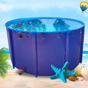 물고기 양식장 간이수조 방수포 2m 타포린 물탱크 대형 접이식