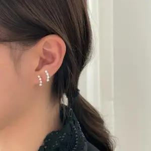 [옷자락]여자 빌론 써지컬스틸 큐빅 스틱 바벨 라블렛 바 변경 피어싱