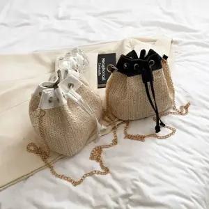 여성 복조리백 체인 버킷백 왕골가방 여름가방 미니백 여름가방 버킷백 여름버킷백