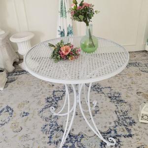 북유럽 야외 테이블 세트 의자 엔틱 카페 철제 베란다