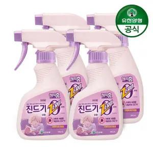 [유한양행]해피홈 진드기제로 스프레이 290ml 4개[35868260]