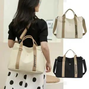 레터링 포인트 캔버스 크로스백 ELG-193 쇼퍼백 빅사이즈가방 출근가방 숄더크로스백