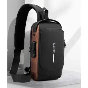 지퍼락 번호잠금 도난방지 메신저백 슬링백 가방 남자크로스백 비니지스백 캐주얼백