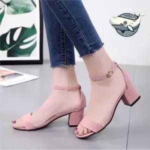 여름 여성 스트랩 미들힐 캐주얼 청키힐 하객용 스니커즈블로퍼 글래디에이터샌들