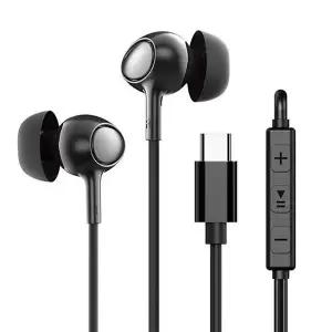 C 타입 유선 이어폰 TG-EC101D 블랙 TG (WFGGJ0Q)