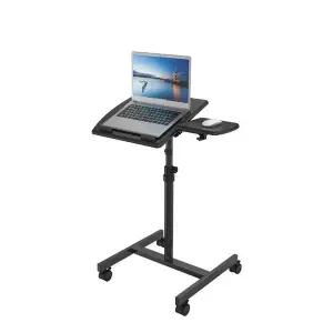 높이조절 이동식 pc 노트북 소파 침대 사이드 테이블 (WFGFFYA)