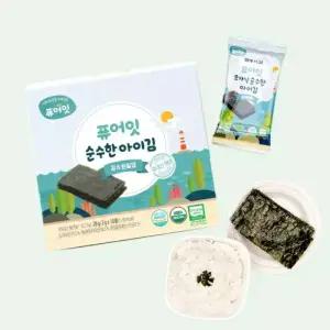 이지커머스퓨어잇 오가닉 순수한 아이김 김앤천일염 아기반찬 아이반찬 아기김 이유식반찬