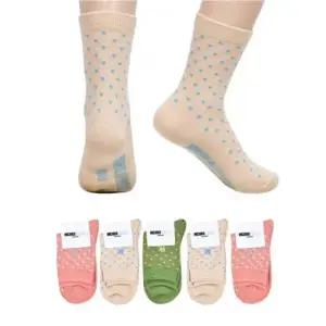 여자 브랜드 파스텔양말 중목 5켤레세트 엄양말마 할머니 국산