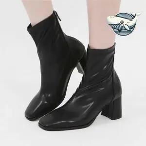 세련된 키작녀 앵클 부츠 가을 고급스러운 여자가을신발 앵글부추 발목부츠 발편한부츠