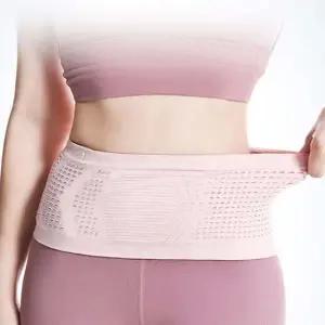 허리 힙색 핑크 S 메쉬 골프 요가 밴드형 스마트폰