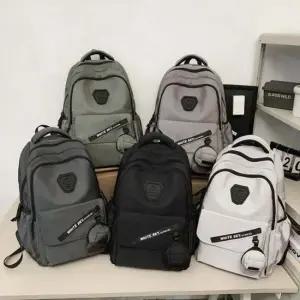 남여공용 4컬러 입체 G로고 신학기가방 캐주얼 백팩 백팩