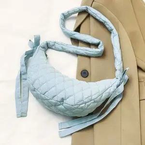 핸드폰가방 핸드폰가방 여행용크로스백 여행 블루 백 퀄팅 여성