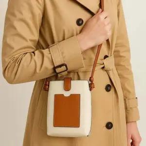 천연소가죽 핸드폰백 휴대폰백 미니크로스백 보조가방 소가죽가방