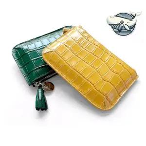 소가죽 미니 지갑 크로커다일 패턴 다용도 명합지갑 카드파우치 미니카드지갑 카드홀더