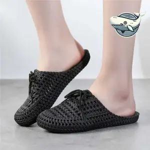 여름 블로퍼 심플한 리본 슬리퍼 편안한 데일리 뮬 블로퍼 뮬슬리퍼 뮬스니커즈