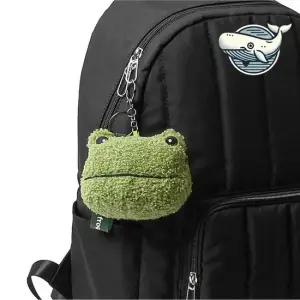 귀여운 개구리 모양 키링 포켓 동전 파우치 악세사리부자재 연결고리 새차선물 가방장식