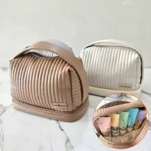 내부포켓 분리형 메이크업 수납 여행용 화장품파우치 방수소재 휴대편한