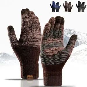 [하프클럽/]니트 겨울 방한장갑 기모 핸드폰