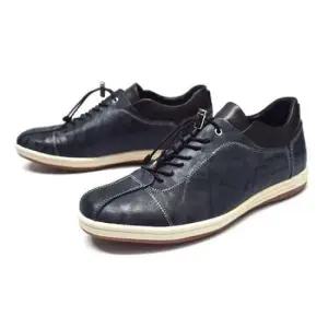 발이편한운동화 소가죽 네이비 남성 캐주얼 로퍼 외출 구두 수제화