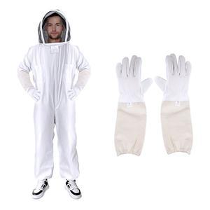 XGGYA 벌 수트 시리즈, 장갑이 달린 폴리코튼 소재로 더욱 세트, 풀 원피스 안심할