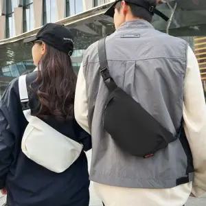 무지 심플 컬러 데일리 가방 남녀공용 커플 크로스백 스트랩크로스백 30대크로스백