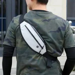 방수 심플 힙색 런닝 등산 다용도 여행가방 허리가방 남자벨트백 가죽벨트백