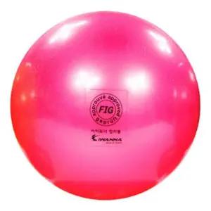 아이워너 리듬체조볼 리듬체조 컬러볼 (펄) 일반 18.5cm (핑크) 체조볼