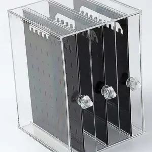 투명 목걸이 보관함 블랙 귀걸이 케이스 소품 귀 악세사리