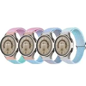 갤럭시워치 6 5 4 호환 컬러 나일론 밴딩형 스트랩 워치밴드 갤럭시워치밴드