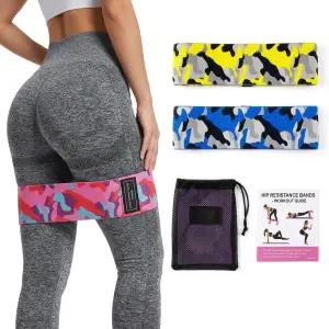 Moriiv 엉덩이 힙 스쿼트밴드 고탄력 애플힙 탄력 홈트 허벅지 중둔근 운동 고급형 3종세트