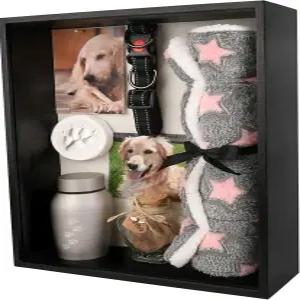 11.8x15.8x4 섀도우 박스 프레임 디스플레이 케이스 유리 커버 및 안감 포함 결혼 부케 플라워 반려동물