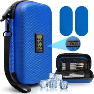 24시간 쿨러 여행 케이스 온도 디스플레이 냉장 품 정리 가방 2개와 함께 여행용 TSA 승인