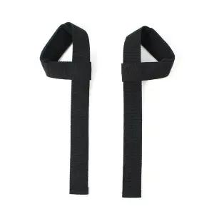 [오너클랜]TBZ 헬스 리프팅 논슬립 블랙 스트랩 한쌍 손목스트랩
