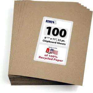 칩보드 시트 85인치 x 공예 및 후원용 22포인트 00매 MDF 보드 골판지 훌륭한 대안 산 크래프트 00 패드