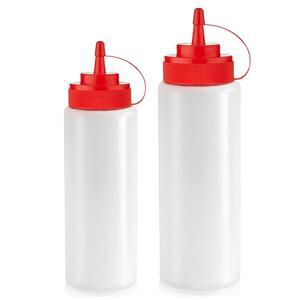 노르칼웨이 12온스 방지 U2013 소스 병으로 오일 시럽 압착 조미료 누수 16온스