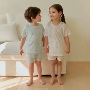 레몬 모달메쉬 반팔실내복(2color)