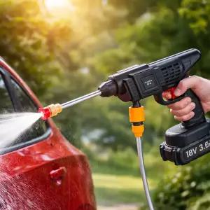 홈쇼핑 정품 모던 고압 워터건 세차건 세척기 분사기 물뿌리개