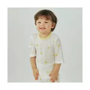 병아리 칠부실내복(2color)