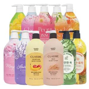 해피바스 바디워시 900g /비타민워시/촉촉/순한/라벤더